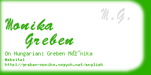 monika greben business card